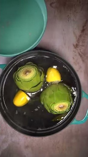 How To Boil Artichokes | Easy Recipe | #shorts