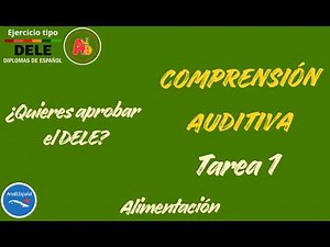 🎧 Can you understand this DELE A1 listening exercise about food and meals? 🇪🇸🍎