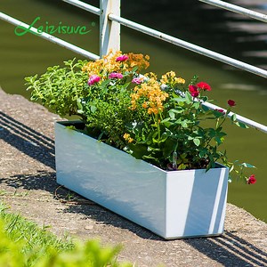 [Hot Item] 2023 New Design Large Rectangular Flower Pot Planter Bonsai Maceteros for Balcony Garden (WB-01)