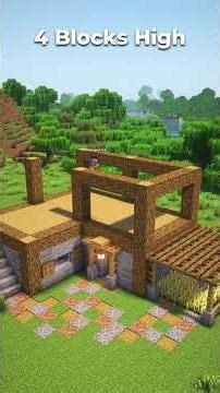 Starter House Minecraft 🏠 #minecraft #eye4steel #shorts
