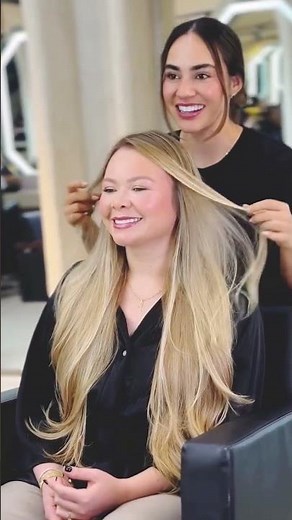 Tutorial de coloración de cabello castaño claro #blonde #balayage #rubio