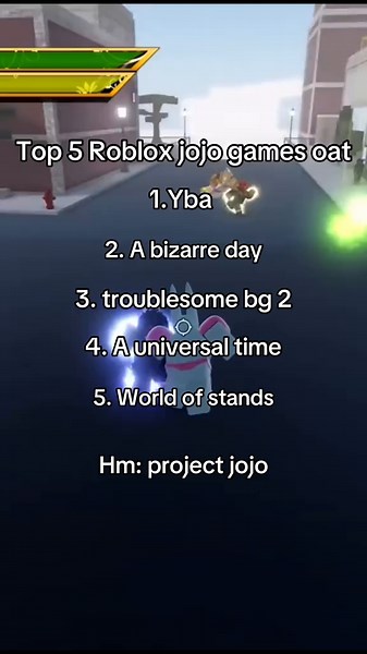 Top 5 Roblox JoJo Games You Must Try