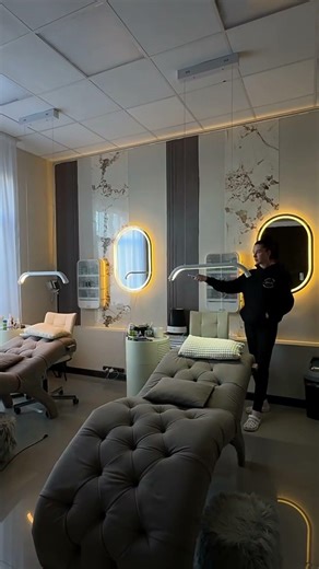 New 48W Half Moon LED Eyelash Light Nail Beauty Eyelash Chandelier