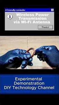 Wireless Power Transmission via Wi Fi Antenna - Experimental Demonstration #transmission #wireless