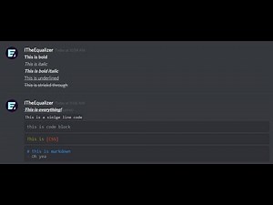 Discord Text Styling (All Of The Styles)