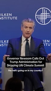 We’re in Brazil — one of the world's great democracies, one of our biggest trading partners — and not a single person from the Trump Administration showed up. That's shameful. | Governor Newsom