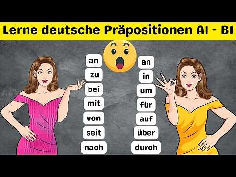 Master German Prepositions with 300 Essential Examples and 55 Key Verbs 🗣🇩🇪| Grammar Made Easy A1-B1