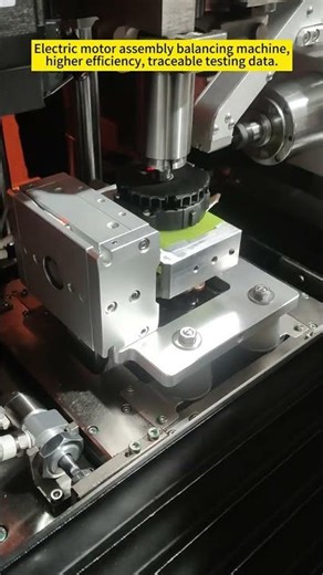Commissioning of electric motor assembly automatic balancing machine - Zero Dynamic.