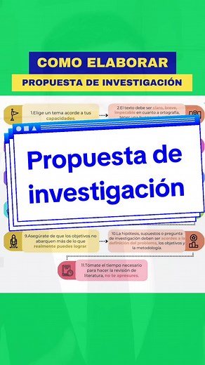 Pasos para elaborar una propuesta de investigación