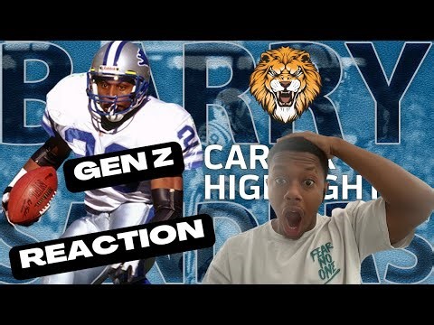 Gen Z Reacts to Barry Sanders Highlights | The Most Elusive RB in NFL History 🏈