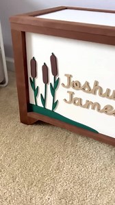 Personalized Mallard Duck Toy Chest: Handmade Wood Toy Storage - Etsy
