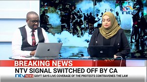 BREAKING: Police and Communications Authority of Kenya forcefully enter NTV’s Limuru transmission station, switch off Free-to-Air signal #June25Protests | NTV Kenya