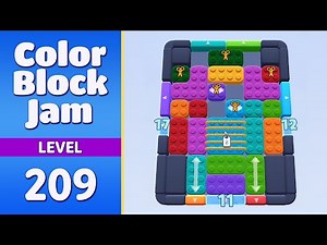 Color Block Jam Level 209 | Every Puzzle Solved! 🎯