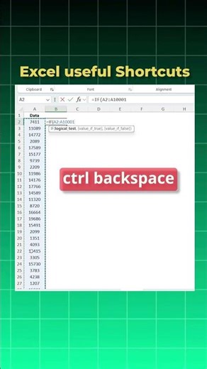 Excel shortcuts for every day use which saves time