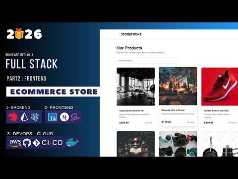 Full-Stack E-Commerce with NestJS & NextJS (Prisma, PostgreSQL, Docker, CI/CD, AWS) Frontend in 2026