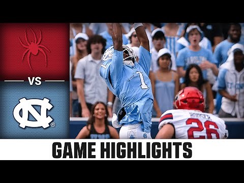 Richmond vs North Carolina Game Highlights | 2025 ACC Football