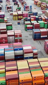 Container Ships in Importexport and Business Logistics Commercial Port Delivery of Goods to the Port