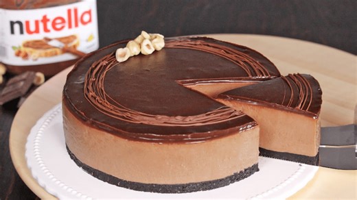 Easy No-Bake Nutella Cheesecake Recipe