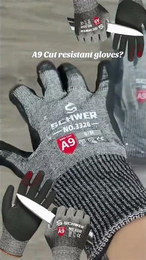 Schwer A9 Cut Resistant Gloves #cutresistantgloves