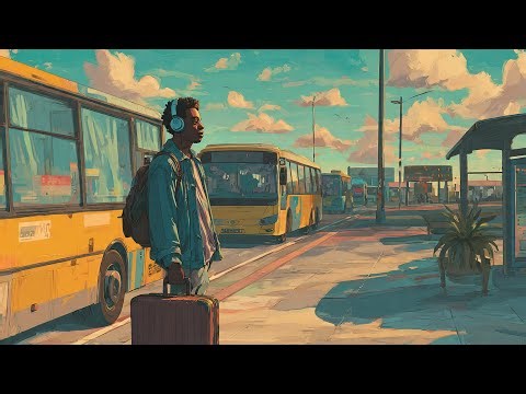 Traveler at the Bus Station – LoFi Ambient Journey Beats | Soft City Atmosphere & Calm Waiting Vibes