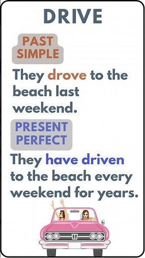 TWO FORMS OF THE VERB DRIVE