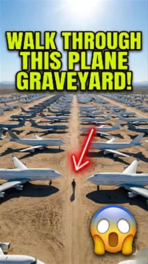 Thousands of Planes Sit in This Desert - You Can Touch Them