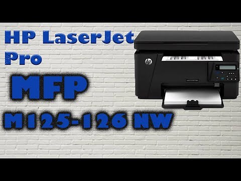 How To install HP Laser jet pro MFP M125-126 printer on a wireless network in Laptop/computer