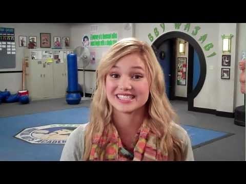 Behind The Scenes Of "Kickin' It" with Olivia Holt (Kim)