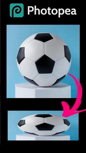 How to stretch image using Photopea for free #shorts #photopea #photoediting