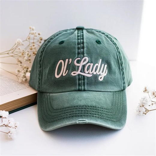 Ol’ Lady Hat – Funny Embroidered Wife Hat – Girlfriend Gift – Bold Two Tone Cap - Etsy