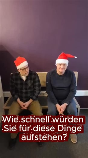 Gymnasium der Benediktiner on Instagram: "Wie schnell würden Sie für diese Dinge aufstehen? Ein Advents-AG-Video von George und Felix aus der EF."