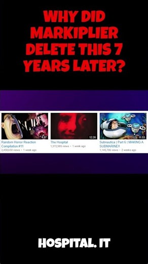 Markiplier’s Video Stayed Up for 7 Years... Then Disappeared