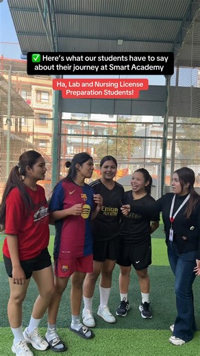 Our students speak, we listen! Hear their stories and experiences at Smart Academy – where learning meets fun ! Contact Smart Educational Academy 📍 Location: Guras Kunja Building, Thapagaun, Okhar Bot Marga, New Baneshwor, Kathmandu 📞 Contact: 9868295462/ 9826588006 📧 Email: smarteduacademy11@gmail.com 🌐 Website: Smartacademyhq.com #hastudent #nursingstudent #nursingtiktok #halab #pharmacystudent | Smart Nursing License Exam Preparation