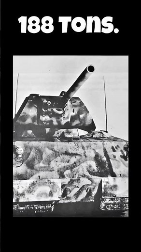 Maus — The Biggest Tank Ever Built | 188 Tons | WWII