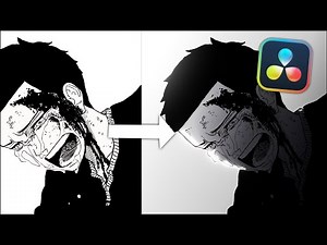 How to make simple Manga Compositing on davinci resolve | MMV Tutorial