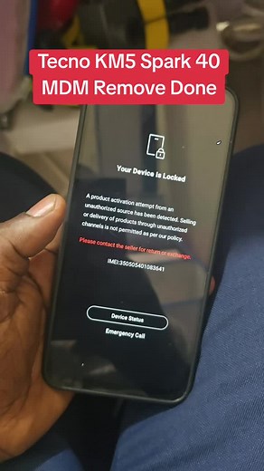 Tecno Spark 40 KM5 MDM Removal Guide