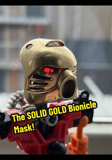 The Most Expensive LEGO Piece: Solid Gold Bionicle Mask