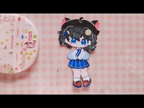 HOW TO MAKE PAPER DOLLS CHIBI ANIME | Draw so easy Anime