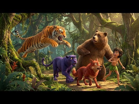 Jungle Book: Jungle adventure | Hindi kahaniya | Village life with Noor
