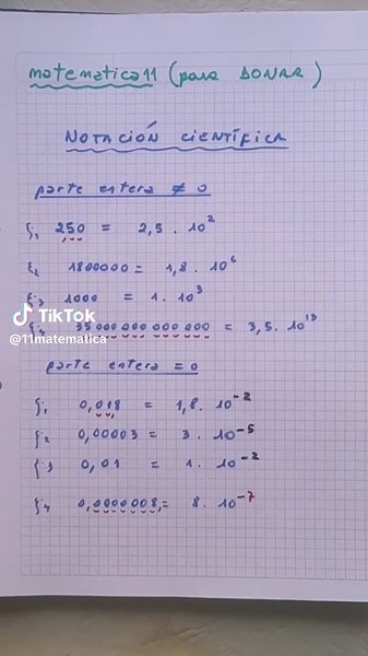 #matemáticatiktok NOTACIÓN CIENTÍFICA