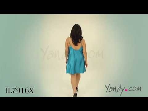 Plus Size Sexy Satin Chemise