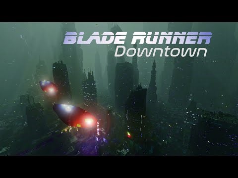 Blade Runner Downtown | An AMBIENT SOUND & VISUAL journey for Work, Study and Relaxation - 8 Hours