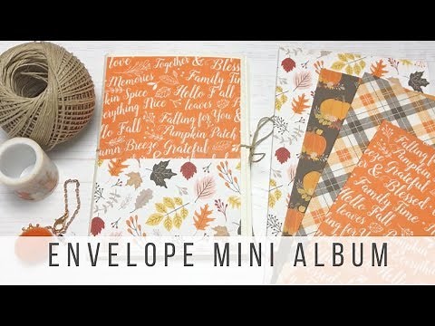 Easy Envelope Mini Album Base (No binding, stitching, or stapling!)
