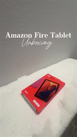 A little Christmas gift to myself 🤍 Amazon Fire tablet unboxing. $55 Black Friday deal. I love that I’m not limited to just reading books like a Kindle. I can also use Audible and some my favorite apps. Click the Amazon link in my bio to shop. 💝 #AmazonUnboxing #BlackFridayFinds #AmazonDeals #LifestyleTok #TechTok