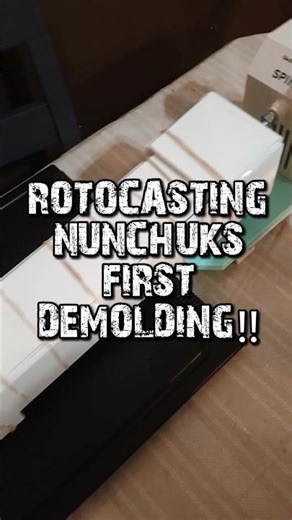 ROTOCASTING NUNCHUKS FIRST DEMOLDING! 🥷✨