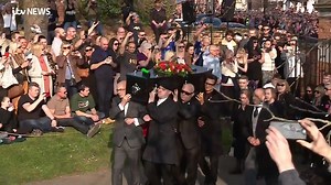8.6K views · 139 reactions | The moment Keith Flint's coffin arrived at St Mary's Church in Bocking in Essex. Hundreds of fans turned out to celebrate the singers life. We'll have more coverage and tributes from the funeral on ITV Anglia tonight at 6pm. The much-loved vocalist was found dead at his home in Essex on March 4 at the age of 49. Read more: https://bit.ly/2WwlaHC | ITV Anglia | Facebook