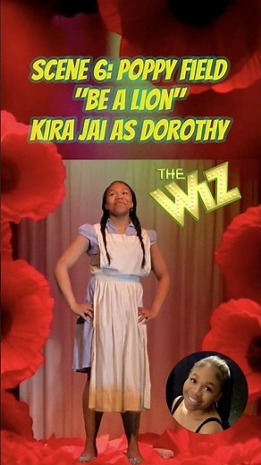Kira Jai as Dorothy Performs "Be A Lion" 🦁 | The Wiz | Powerful Senior Performance