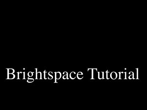 Brightspace Tutorial: Quizzes