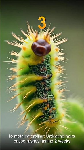 The Most Painful Caterpillar Sting Exists (And It's Real) #DangerousAnimals #Wildlife