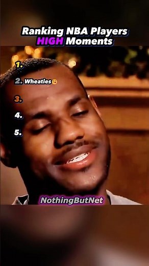 Ranking best NBA PLAYERS being "HIGH" Moments! 🤣🪴🚬 #shorts #nba